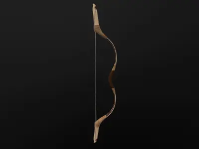 Composite Bow Low-poly 3D model