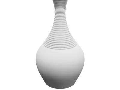 Textured Elegance Printable Vases Set - Commercial Use 3D print model