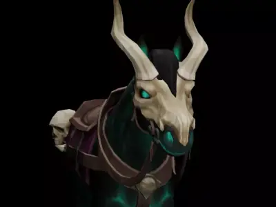 Horse 3D Model Detailed and Printable Free 3D model