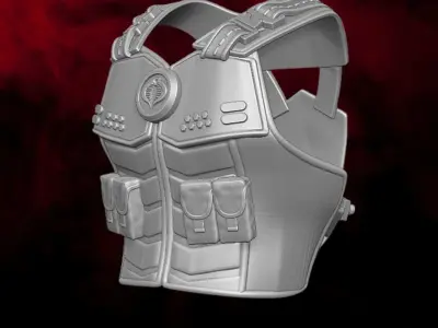 Cobra Armor Fan Art Kit 3D printable File For Action Figures 3D print model