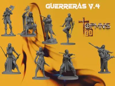 TABLETOP WARRIORS 3D print model get