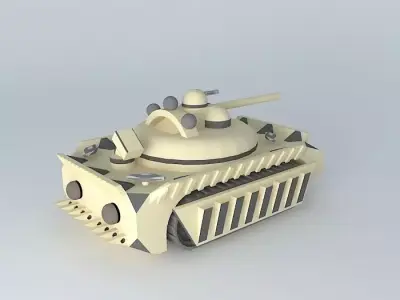 Unmanned Tank Free 3D model