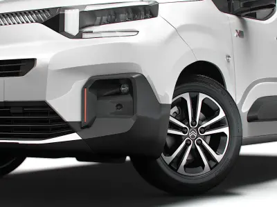 Citroen Berlingo XTR UK spec 2025 3D model