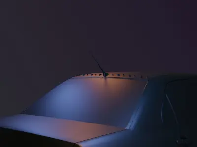 Vortex generator 3d printable Mitsubishi Lancer EVO alternative 3D print model