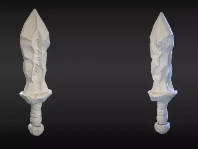 Stylized Sword 16 3D model