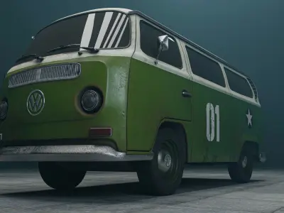 Volkswagen Kombi Free 3D model