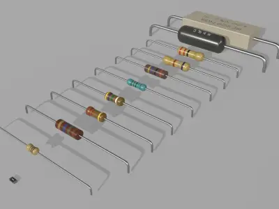 Resistor 3D model