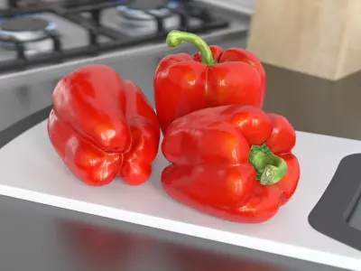 Bell Pepper Red 3D model