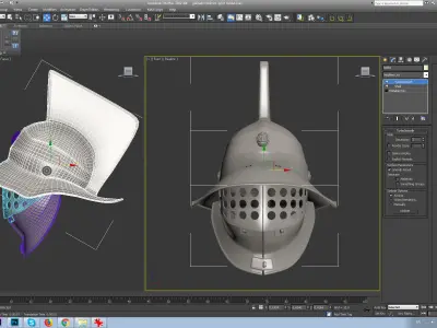 gladiator helmet-3d print model 3D print model