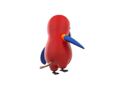 Character066 Parrot 3D model