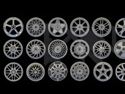 3D Rim Collection Vol 1 3D model