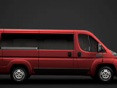 Ram Promaster Window Van 1500 LR 136WB 2020 3D model