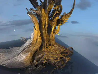 Taxus baccata Tree corpses 3D model