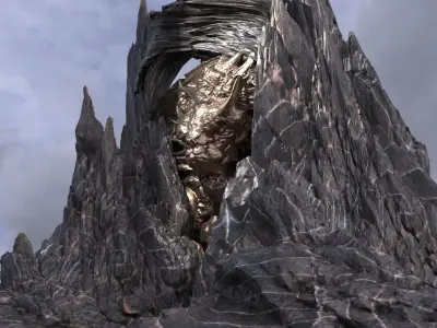 Dragon Wake Mountain 2 3D model