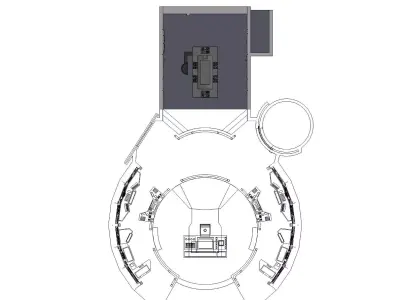 Custom USS Enterprise NX-01 Bridge - Plotting Room 3D print model