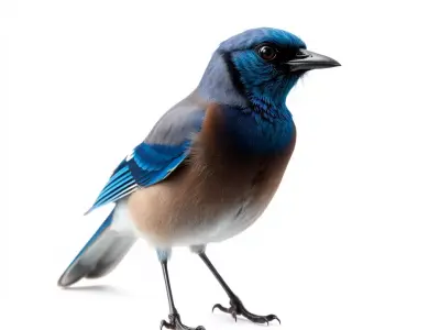 Azure Blue Jay model pack Low-poly 3D model