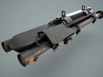 AIM-92 Stinger Launcher Low-poly 3D model