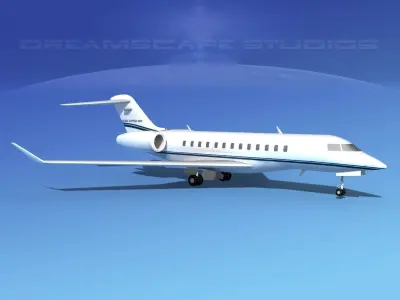 Global Express 6000 V03 3D model