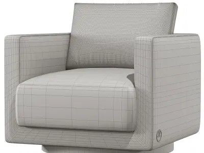 luxence jet armchair 3D model