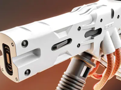 NOVA  Sci-fi Pistol   3D model