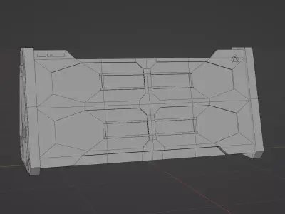 Star Wars Barrier-001 3D model