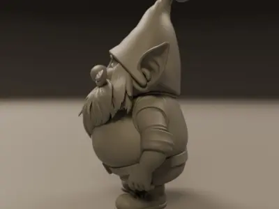garden gnome 3D print model purchase