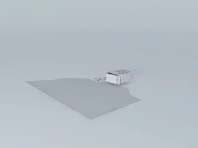 Pool 2 lego brick Free 3D model