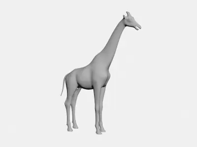 Giraffe-wild animals 3D model