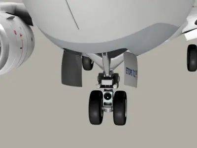 Boeing 737-600 Continental Airlines 3D model