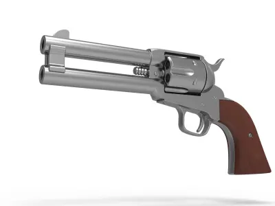 Revolver of agent Whiskey from Kingsman The Golden Circle 2017 3D model