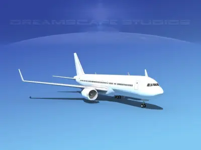 Boeing 767-300 Unmarked 3 3D model