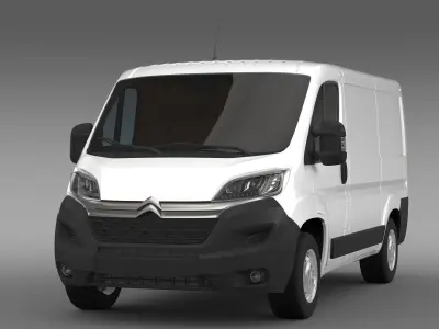 Citroen Jumper Van L1H1 2017 3D model