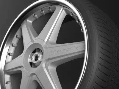 Racing Hart CR6 Low-poly 3D model