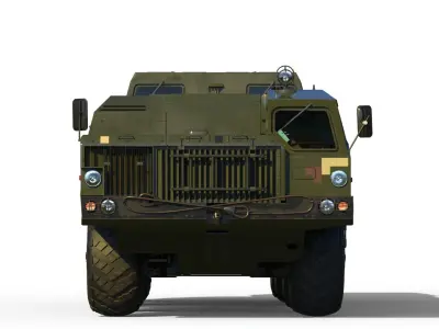 MLRS Vilkha 3D model