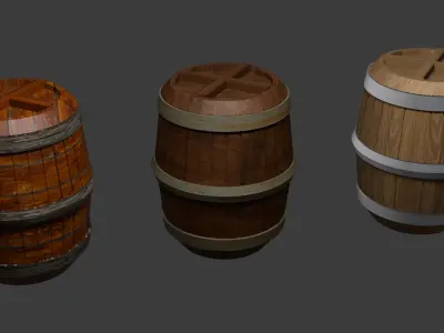 medieval assets Free low-poly 3D model