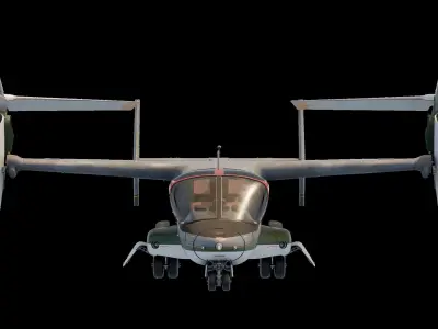 Bell XV15 1977 3D model