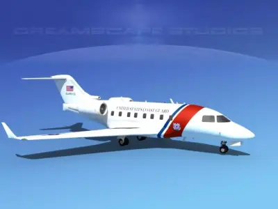 Bombardier VC-143 US Coast Guard 3D model