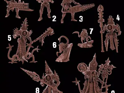 Kill Squad - Obsidian Conclave - Tomb World 3D print model