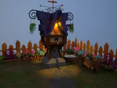 Bird House Environment 3D model