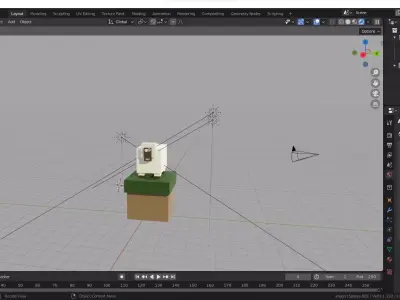 A lopoly sheep Low-poly 3D model