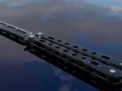 Butterfly Knife 3D model