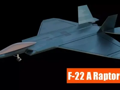 Jet aircraft 3d model 3D model