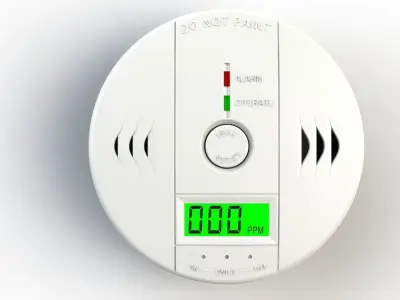 Carbon Monoxide Detector 3D model