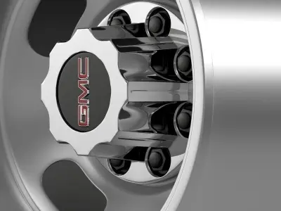 GMC Sierra 3500HD 2008 2 rim 3D model