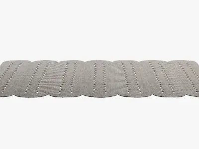 Safavieh Hajri Jute Rugs part 1 2 options 3D model