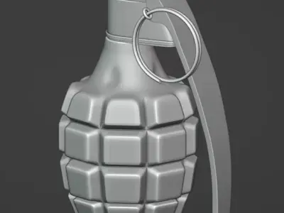 Grenades Pack Free 3D model