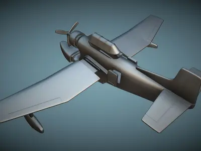 Grumman XJL-1 Columbia - 3D Printable Model 3D print model