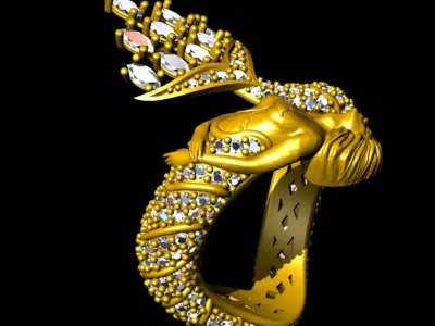 mermaid Ring 3D model