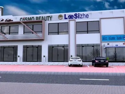 Commercial Complex Design A77 3D model