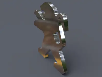 Peugeot Logo Free 3D model